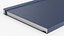 Hardcover Notebook with Bookmark Blue