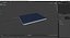 Hardcover Notebook with Bookmark Blue