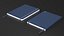 Hardcover Notebook with Bookmark Blue