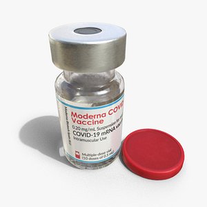 Vaccine Vial Rigged - Mod Moderna model