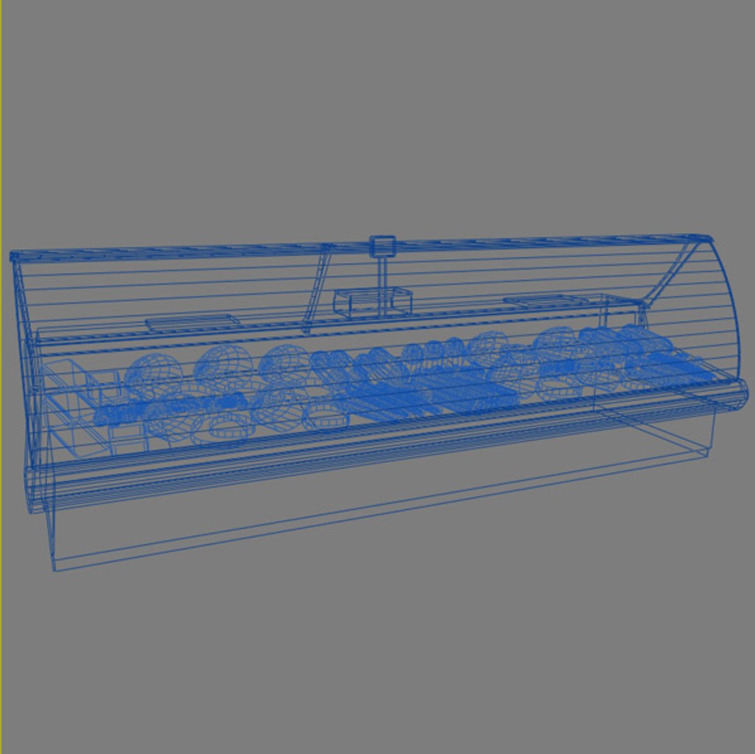 3d Model Deli Counters