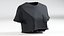 3D realistic women s tshirt model
