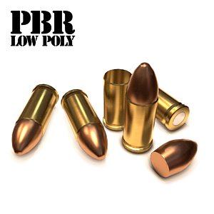 cartridge bullet 2 obj