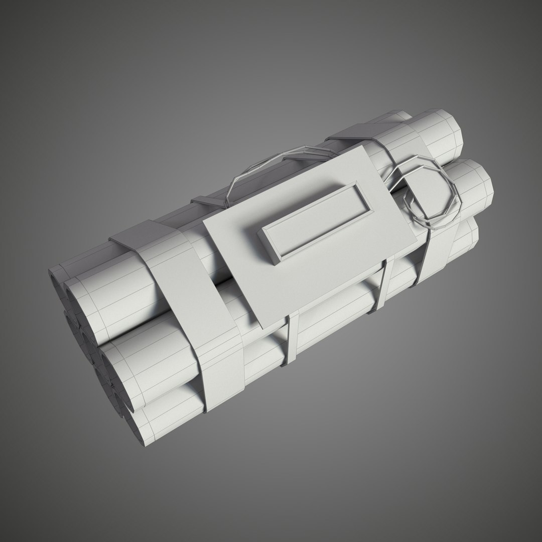 Dynamite 3D Model - TurboSquid 1210494