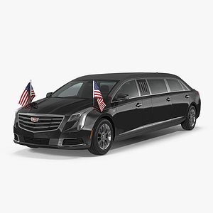 presidential limousine cadillac ss 3D