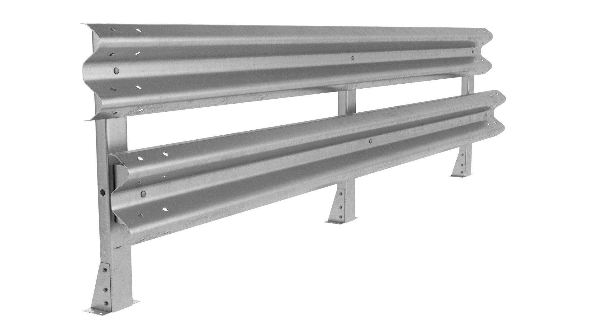 Road Safety Barrier Model TurboSquid 2076335