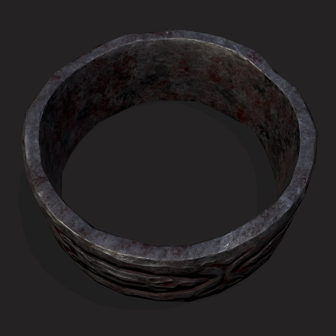 Rusting Medieval Iron Ring 3D model - TurboSquid 1908825
