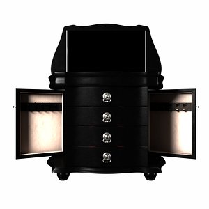 3D model jewelry box
