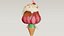 Cartoon IceCream Girl