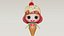 Cartoon IceCream Girl