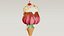 Cartoon IceCream Girl