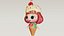 Cartoon IceCream Girl