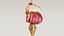 Cartoon IceCream Girl
