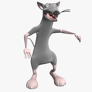 Lively Mouse Character Animated Dance Loop