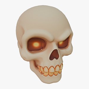 Skull-icon 3D model