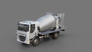 3D Kenworth K370 Concrete Mixer