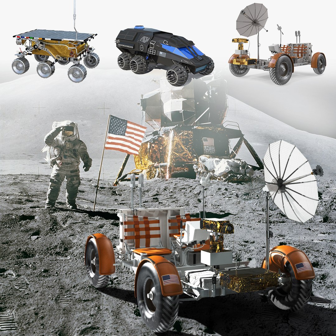 Space Vehicles 3D Models Collection 3D model preview