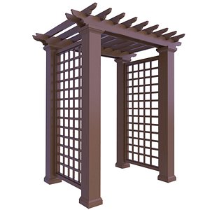 3D Garden Arbor 7
