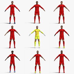 3D Bayern Munich Squad 24-25 09 players