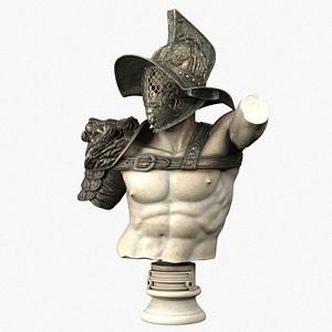Gladiator Bust 3D model