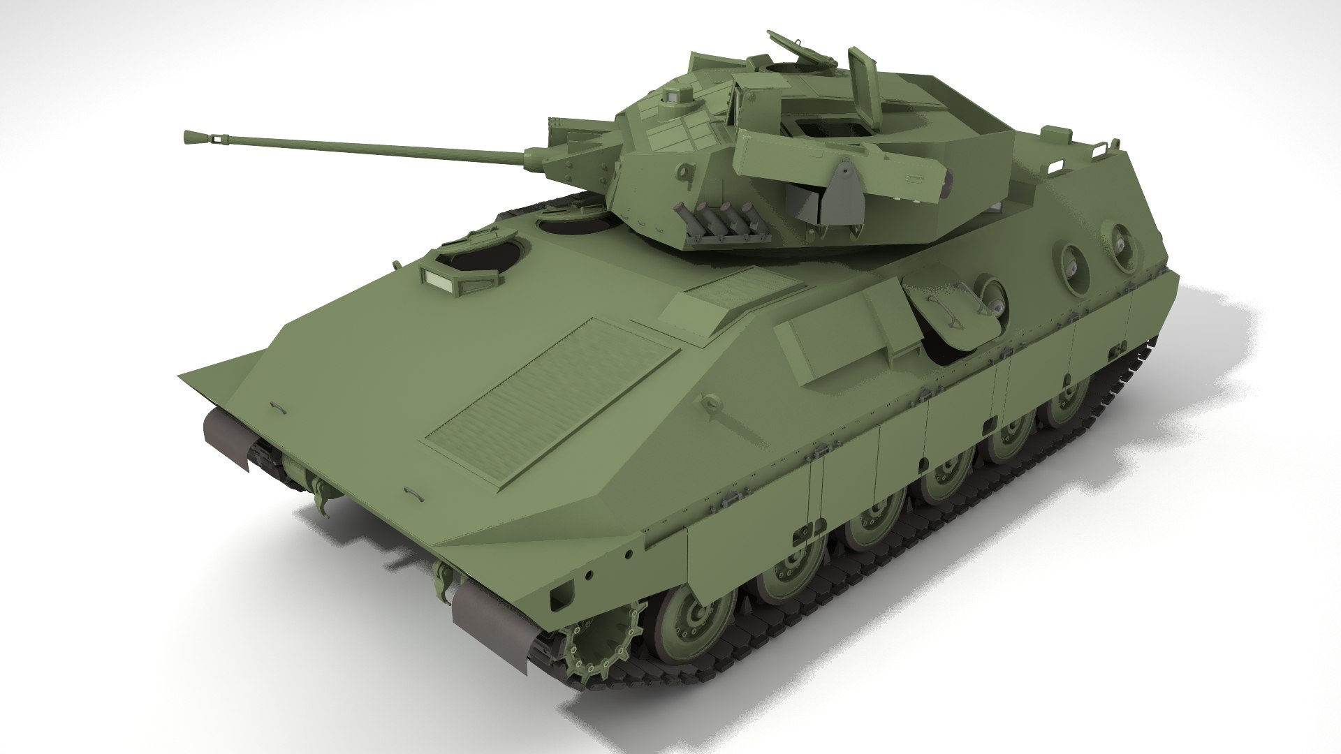 Mitsubishi Typ 89 SPz 3DModell TurboSquid 1721212