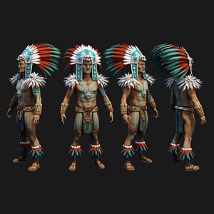 Indian Shaman model
