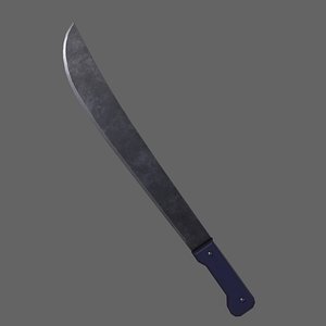 3D PBR Machete V3c
