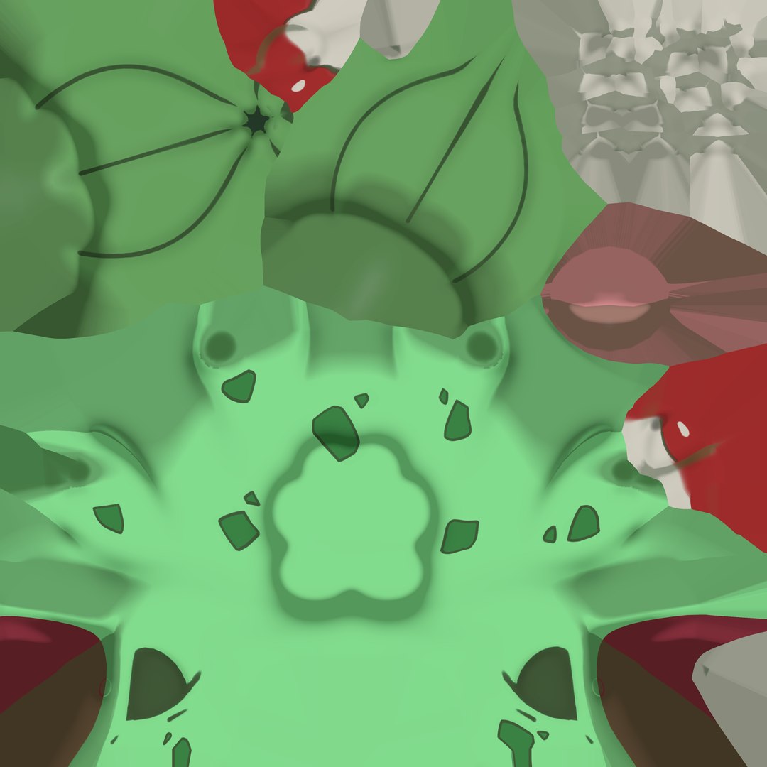 Bulbasaur Pokemon 3d Model