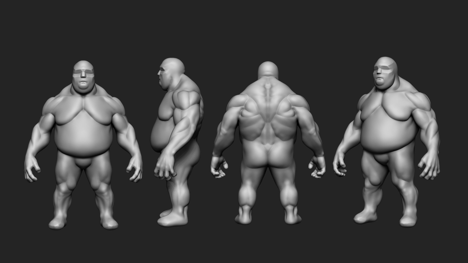 11 Blockout Fullbody 3D - TurboSquid 2048027