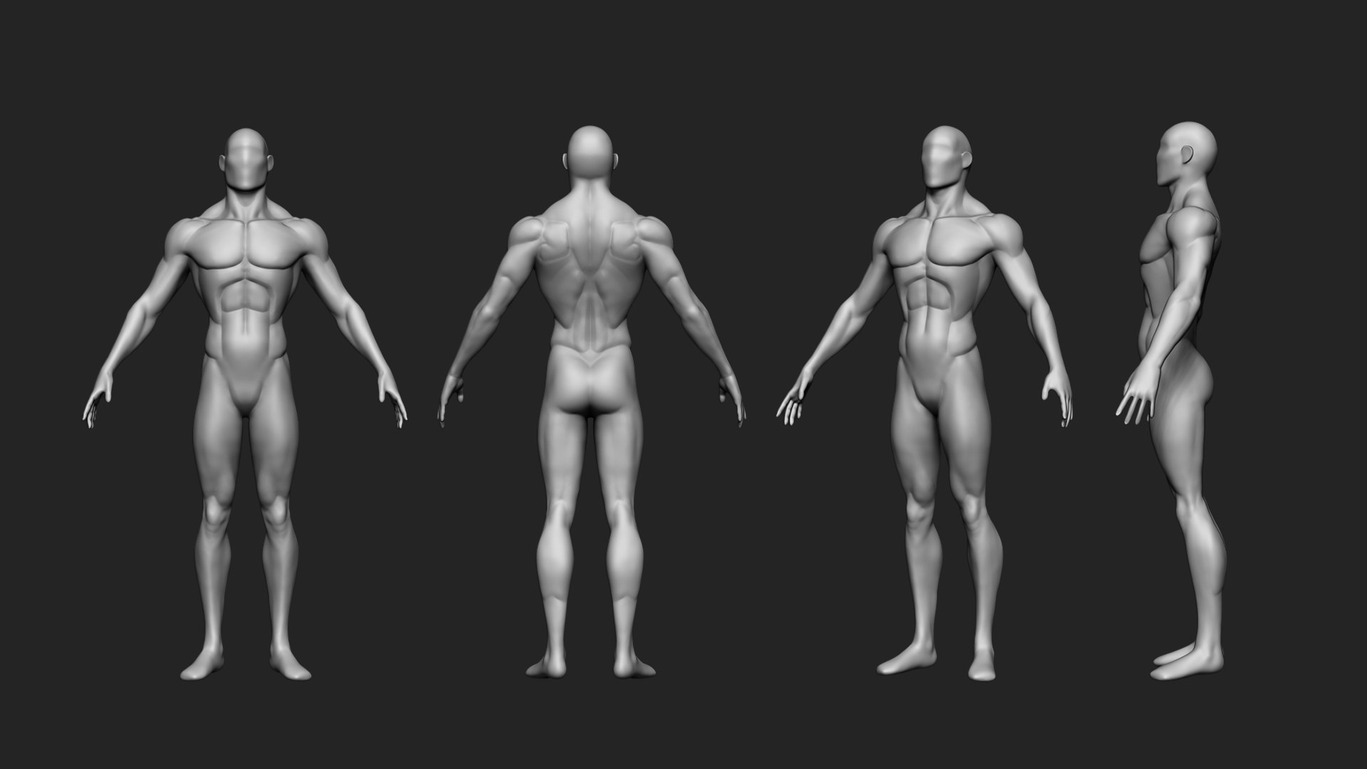 11 Blockout Fullbody 3D - TurboSquid 2048027