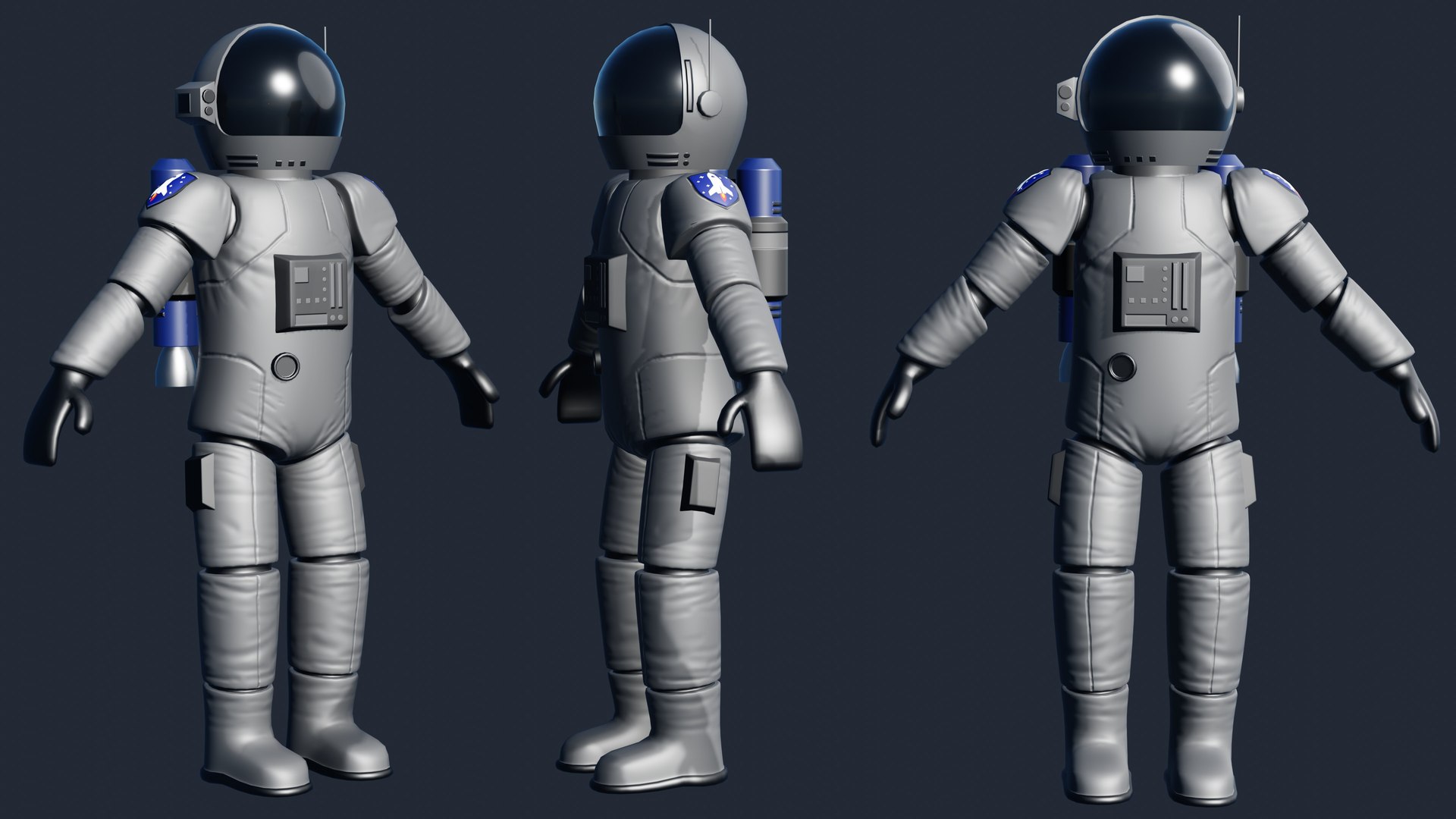 Stylized Astronaut - Rigged Blender 3D model https://p.turbosquid.com/ts-thumb/Us/r4xp6W/U2/astronaut4/jpg/1748710107/1920x1080/fit_q87/07795751390968971a17ee144a9f1b3d5d630a69/astronaut4.jpg