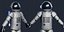 Stylized Astronaut - Rigged Blender