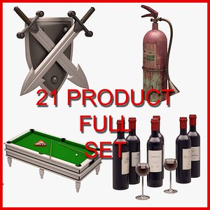 Hobby and Decor Set 03 (21 Product)