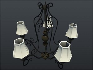 chandelier kitchen 3ds