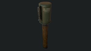 stielhandgranate 24 3D model