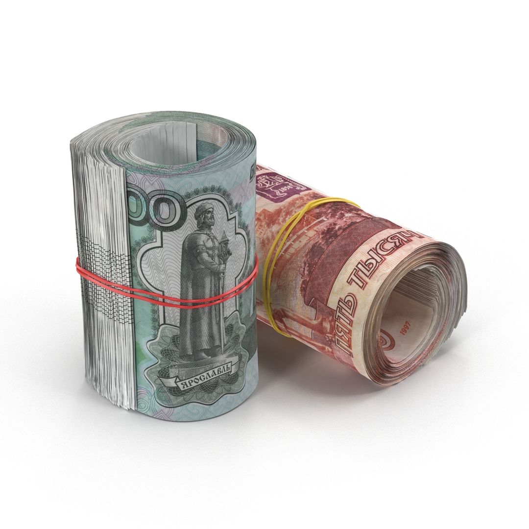3d Model Rouble Roll