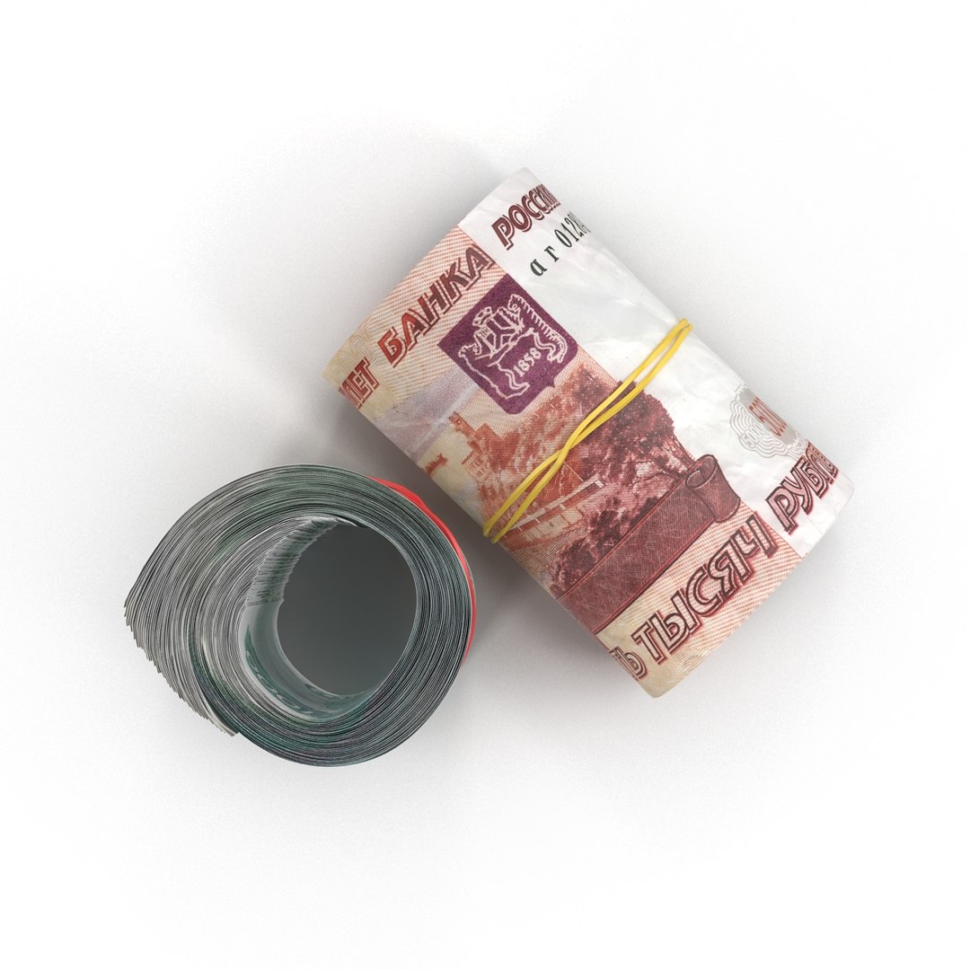 3d Model Rouble Roll