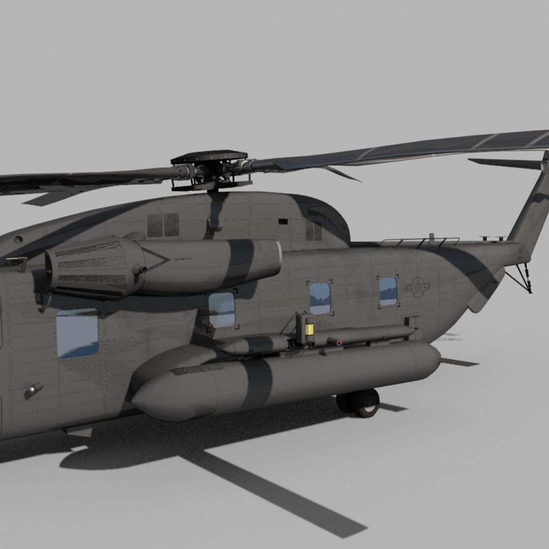 Sikorsky Mh-53 Pave Helicopter 3D Model - TurboSquid 1338468