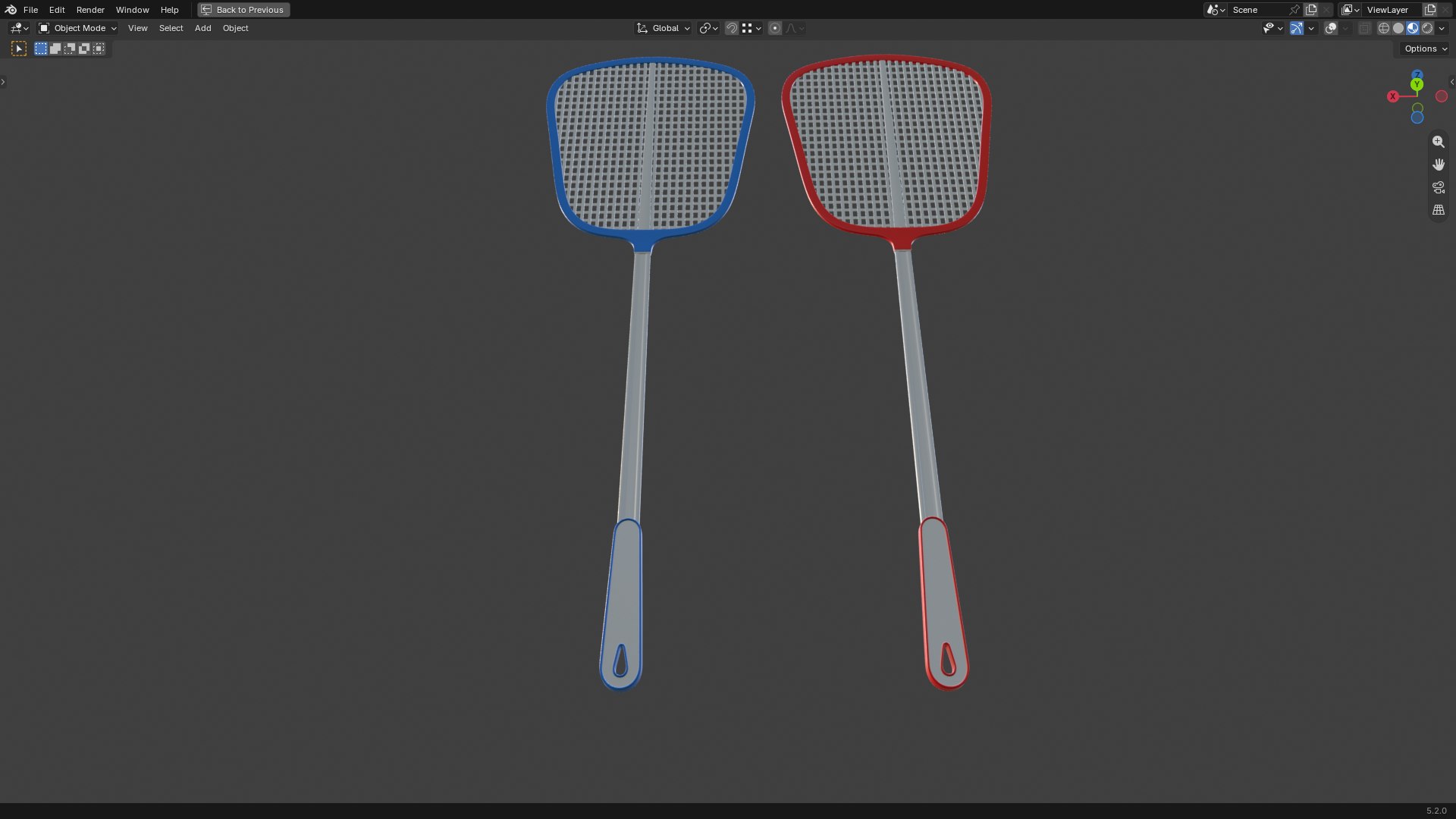 3D Fly Swatter PBR 2 model https://p.turbosquid.com/ts-thumb/Ut/JQHZSY/Bh/screenshot20260717082557/png/1784255477/1920x1080/fit_q87/09a6a5fe33f8f95bb23de1d7bd2ac984111b186b/screenshot20260717082557.jpg