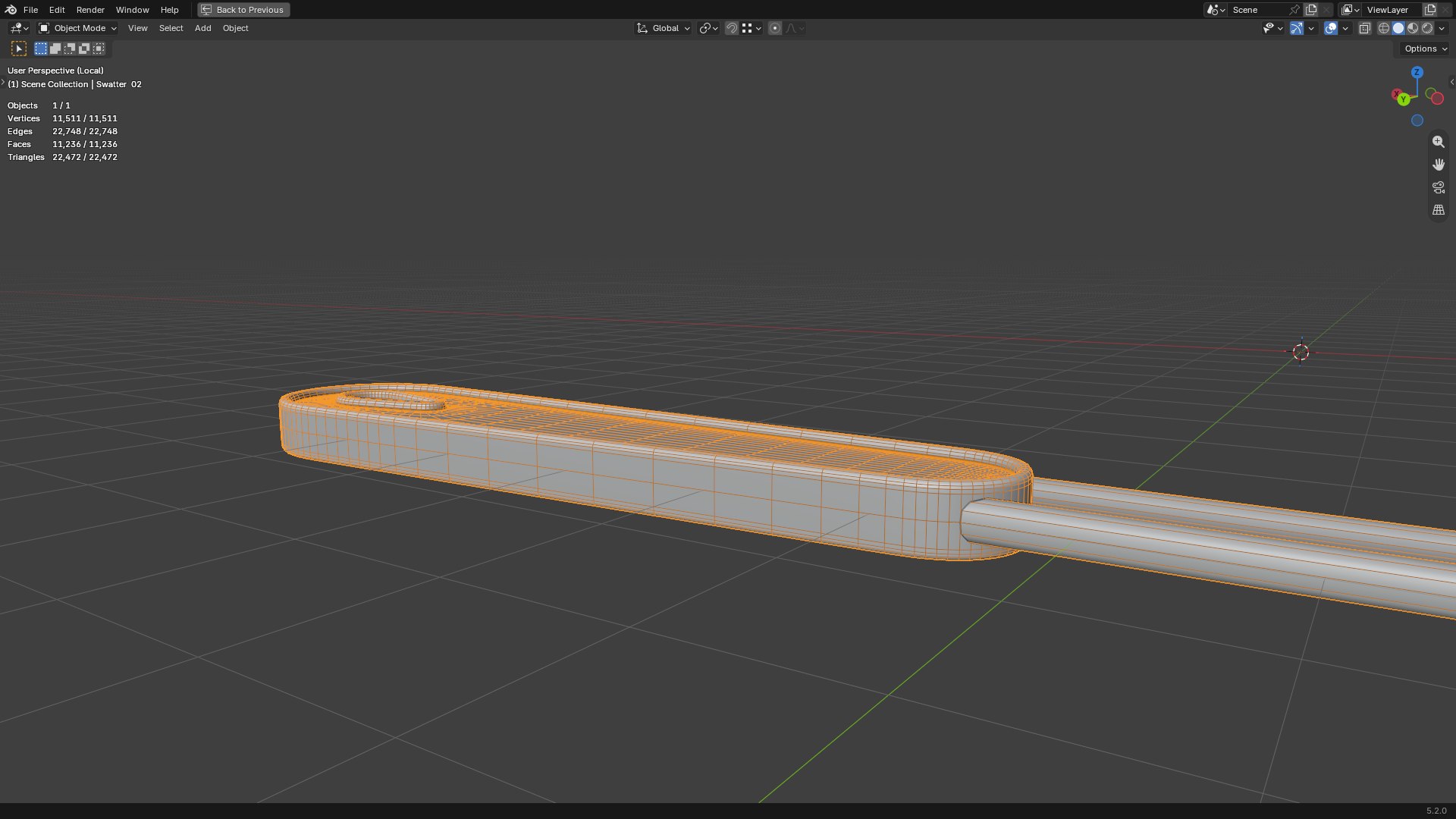 3D Fly Swatter PBR 2 model https://p.turbosquid.com/ts-thumb/Ut/JQHZSY/Eo/screenshot20260716090545/png/1784255337/1920x1080/fit_q87/4530988ffe541ab4395b927ff578acedd008faa4/screenshot20260716090545.jpg