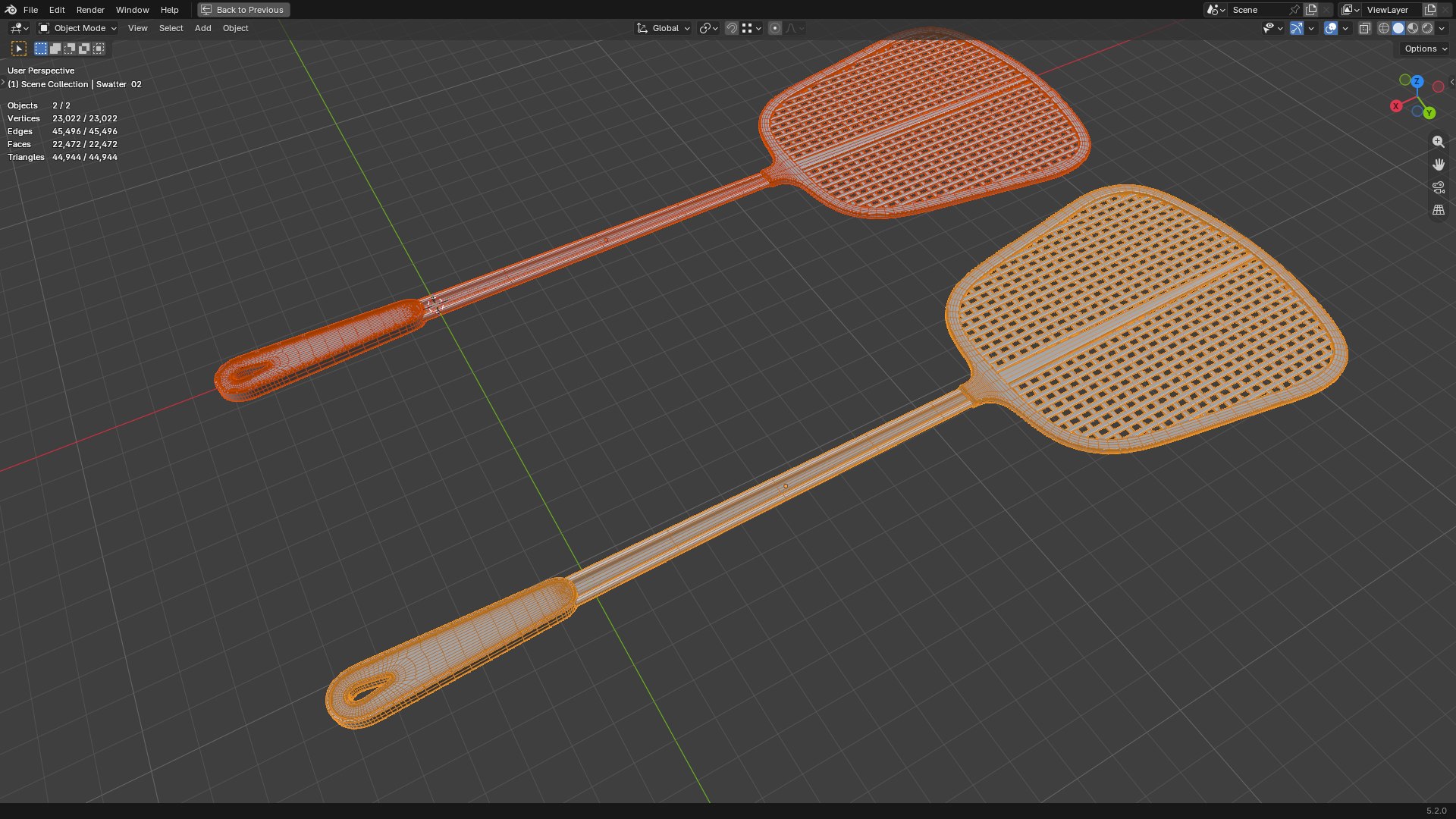 3D Fly Swatter PBR 2 model https://p.turbosquid.com/ts-thumb/Ut/JQHZSY/Gu/screenshot20260716090516/png/1784255302/1920x1080/fit_q87/8bdd1ff343eb137d49e169989fb09a0704cb6074/screenshot20260716090516.jpg