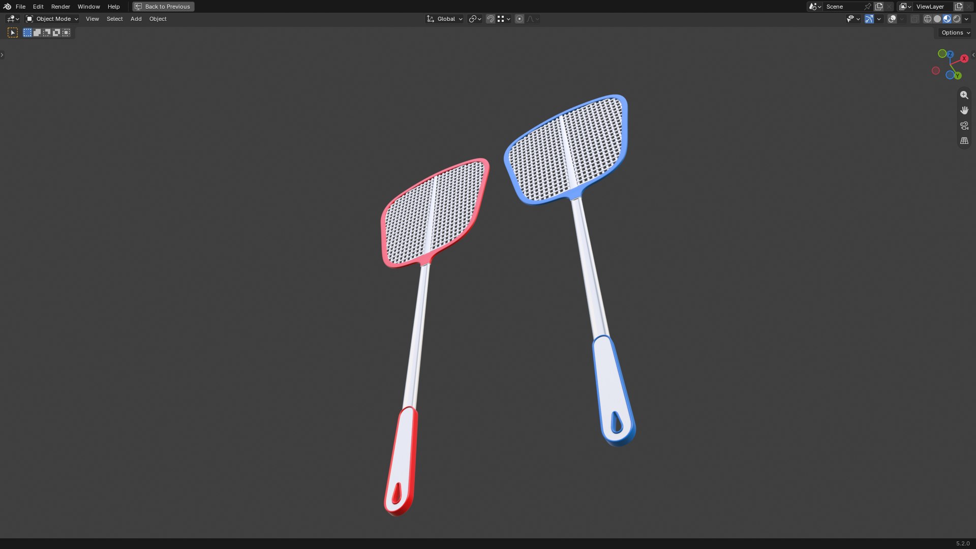 3D Fly Swatter PBR 2 model https://p.turbosquid.com/ts-thumb/Ut/JQHZSY/J2/screenshot20260717082544/png/1784255451/1920x1080/fit_q87/bc8d0ddffa95474d35c0522fdd8d4851581f39b3/screenshot20260717082544.jpg