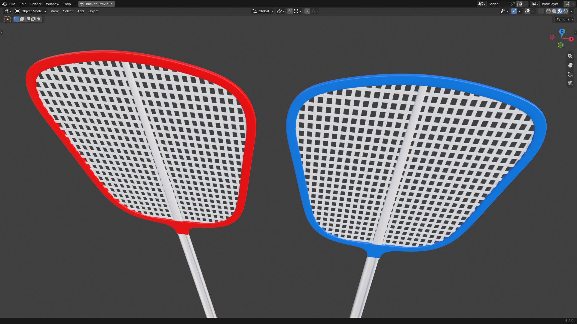 3D Fly Swatter PBR 2 model https://p.turbosquid.com/ts-thumb/Ut/JQHZSY/R3/screenshot20260717082548/png/1784255457/1920x1080/fit_q87/2ba57b155feaaf0d7360b434975bbe42d08d6e3c/screenshot20260717082548.jpg