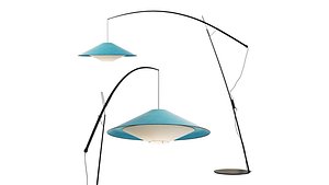 3D roche bobois pekin outdoor floor lamp model