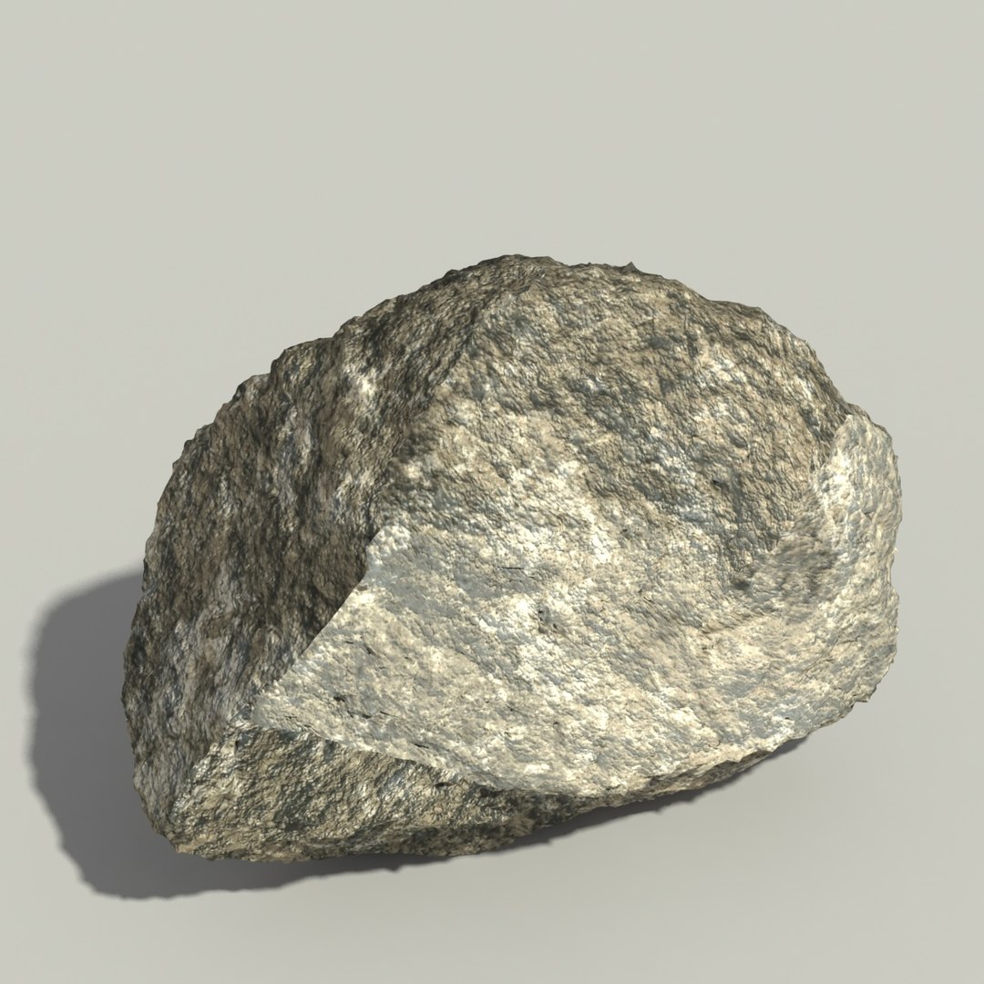 3d model rocks colors