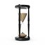 Reloj de arena negro