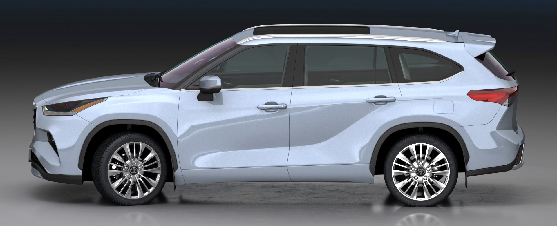 Realistic Toyota Highlander 2020 3D - TurboSquid 1456560