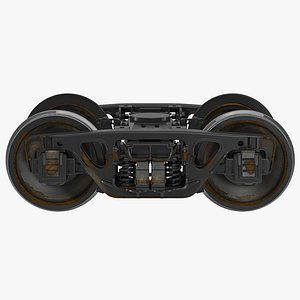 Train Wheels 2 3D Model