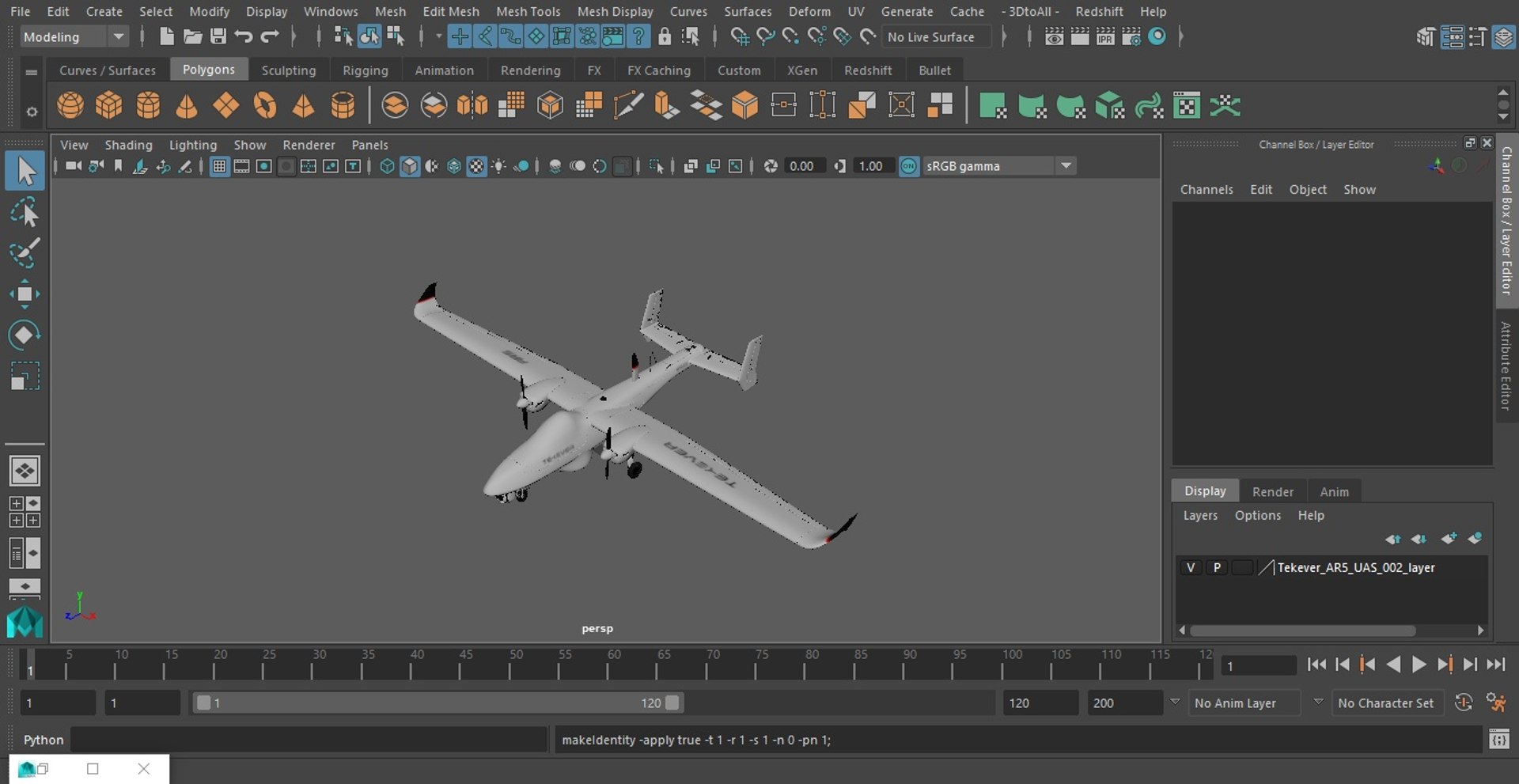 3D Tekever AR5 UAS model https://p.turbosquid.com/ts-thumb/Ut/XoSGqV/84/tekeverar5uasvray3dmodel031/jpg/1699400001/1920x1080/fit_q87/faf5b3395687db90184b75b9de303146e833635d/tekeverar5uasvray3dmodel031.jpg