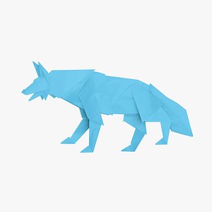 Origami Wolf